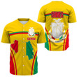 GetteeStore Clothing - Guinea Active Flag Baseball Jersey A35