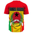 GetteeStore Clothing - Guinea Bissau Active Flag Baseball Jersey A35