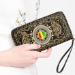 Ethiopia Women's Leather Wallet - Royal Vintage Style Golden Luxury (You can Personalize Custom Text) A7 | 1sttheworld