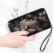Zambia Women's Leather Wallet - Majestic Butterflies at Night (You can Personalize Custom Text) A7 | 1sttheworld
