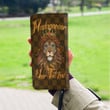 Madagascar Women's Leather Wallet - King Lion with Crown (You can Personalize Custom Text) A7 | 1sttheworld