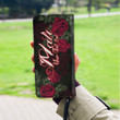 Mali Women's Leather Wallet - Trendy Red Roses (You can Personalize Custom Text) A7 | 1sttheworld
