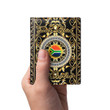 South Africa Men's Leather Wallet - Royal Vintage Style Golden Luxury (You can Personalize Custom Text) A7 | Africazone