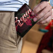 Benin Men's Leather Wallet - Trendy Red Roses (You can Personalize Custom Text) A7 | Africazone