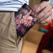 Oromia Men's Leather Wallet - Beautiful Peonies (You can Personalize Custom Text) A7 | Africazone