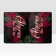 Algeria Men's Leather Wallet - Trendy Red Roses (You can Personalize Custom Text) A7 | Africazone