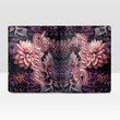 Senegal Men's Leather Wallet - Beautiful Peonies (You can Personalize Custom Text) A7 | Africazone