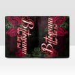 Botswana Men's Leather Wallet - Trendy Red Roses (You can Personalize Custom Text) A7 | Africazone