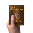 Nigeria Men's Leather Wallet - King Lion with Crown (You can Personalize Custom Text) A7 | Africazone