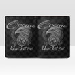 Oromo Yellow Version Men's Leather Wallet - Silver Eagle (You can Personalize Custom Text) A7 | Africazone