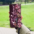 Chad Women's Leather Wallet - Humming Bird And Orchid Embroideries (You can Personalize Custom Text) A7 | Africazone