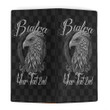 Biafra Clutch Purse Silver Eagle (You can Personalize Custom Text) A7