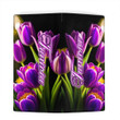 Tunisia Clutch Purse Pretty Purple Tulips (You can Personalize Custom Text) A7