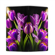 Liberia Clutch Purse Pretty Purple Tulips (You can Personalize Custom Text) A7