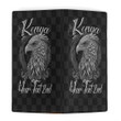 Kenya Clutch Purse Silver Eagle (You can Personalize Custom Text) A7