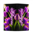 Nigeria Clutch Purse Pretty Purple Tulips (You can Personalize Custom Text) A7