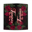 Tunisia Clutch Purse Trendy Red Roses (You can Personalize Custom Text) A7