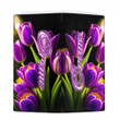Oromo Clutch Purse Pretty Purple Tulips (You can Personalize Custom Text) A7