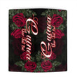 Guinea Clutch Purse Trendy Red Roses (You can Personalize Custom Text) A7