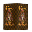 Kenya Clutch Purse King Lion with Crown (You can Personalize Custom Text) A7