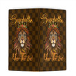 Seychelles Clutch Purse King Lion with Crown (You can Personalize Custom Text) A7