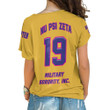 Getteestore One Shoulder Shirt - Nu Psi Zeta Military Sorority