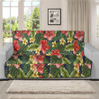 Sofa Protector - Colorful Hawaiian Flowers Sofa Protector Handcrafted to the Highest Quality Standards A7