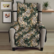 Sofa Protector - Gorgeous Golden And Green Tropical Leaves Sofa Protector Handcrafted to the Highest Quality Standards A7