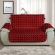 Sofa Protector - Girly Red Tartan Sofa Protector Handcrafted to the Highest Quality Standards A7