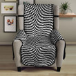 Sofa Protector - Black And White Abstract Square Pattern Sofa Protector Handcrafted to the Highest Quality Standards A7