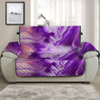 Sofa Protector - Psychedelic Purple Colored Sofa Protector Handcrafted to the Highest Quality Standards A7