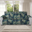 Sofa Protector - Hawaiian Hibiscus And Tribal Element Fabric Sofa Protector Handcrafted to the Highest Quality Standards A7