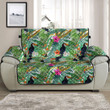 Sofa Protector - Hibiscus Flowers And Bird Toucan Sofa Protector Handcrafted to the Highest Quality Standards A7
