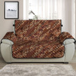 Sofa Protector - Hawaiian Style Hibiscus And Tribal Sofa Protector Handcrafted to the Highest Quality Standards A7