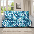 Sofa Protector - Surf Floral Hibiscus Seamless Pattern Sofa Protector Handcrafted to the Highest Quality Standards A7