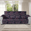 Sofa Protector - Luxury Pink Paisley Bandana Sofa Protector Handcrafted to the Highest Quality Standards A7