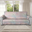 Sofa Protector - Pastel Feather Rainbow Sofa Protector Handcrafted to the Highest Quality Standards A7