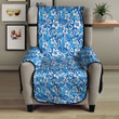 Sofa Protector - Tropical Blue Abstract Repeat Pattern Sofa Protector Handcrafted to the Highest Quality Standards A7