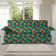 Sofa Protector - Tropical Flowers And Palm Leaves On Sofa Protector Handcrafted to the Highest Quality Standards A7