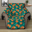 Sofa Protector - Tropical Flowers And Palm Leaves On Sofa Protector Handcrafted to the Highest Quality Standards A7 | GetteeStore