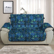 Sofa Protector - Seamless Pattern Hibiscus And Tartan Sofa Protector Handcrafted to the Highest Quality Standards A7