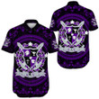 GetteeStore Clothing - KLC Floral Pattern Short Sleeve Shirt A35