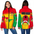 GetteeStore Clothing - Guinea Bissau Active Flag Women Padded Jacket a35