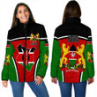 GetteeStore Clothing - Kenya Active Flag Women Padded Jacket a35