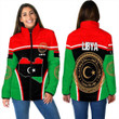 GetteeStore Clothing - Libya Active Flag Women Padded Jacket a35