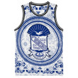 Clothing - Phi Beta Sigma Floral Pattern Basketball Jersey A35