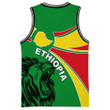 Clothing - Ethiopia Round Coat Of Arms Lion Basketball Jersey A35