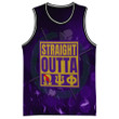 (Custom) Clothing - Straight Outta Omega Psi Phi Basketball Jersey A31