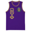 (Custom) Jersey - Omega Psi Phi (Purple) Basketball Jersey A31