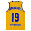(Custom) Clothing - Kappa Kappa Psi (Yellow) Basketball Jersey A31